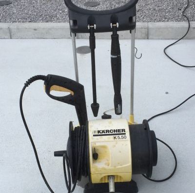 ケルヒャーでコケ取り