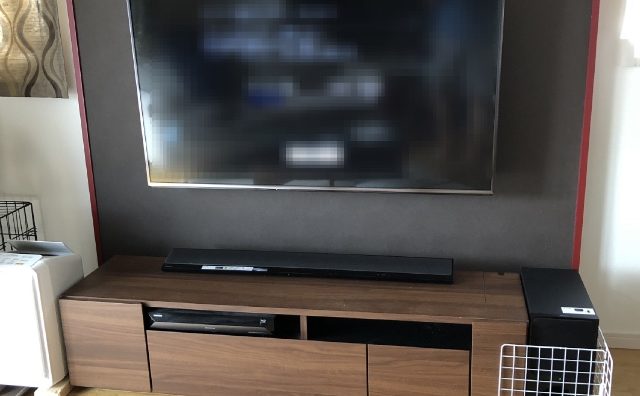 ホームシアター買い替えてテレビ周りをすっきりと