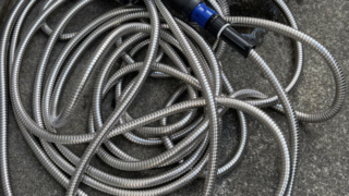 コイルホース終了　次はステンレスホース