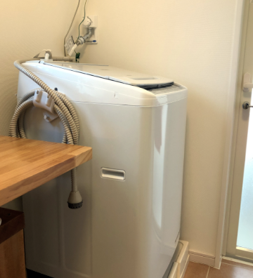 洗濯機も買い替えました