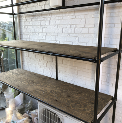 GWのDIY　棚の仕上げ